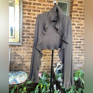 Lombaggi knit shrug/shawl